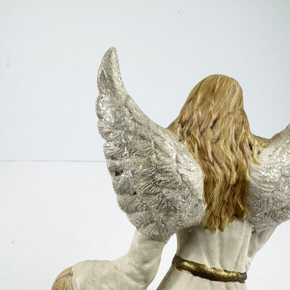 VTG Walnut Ridge Collectibles Gossamer Wings “Lydia” Angel 1996 10” Sheep Lion - Picture 8 of 13